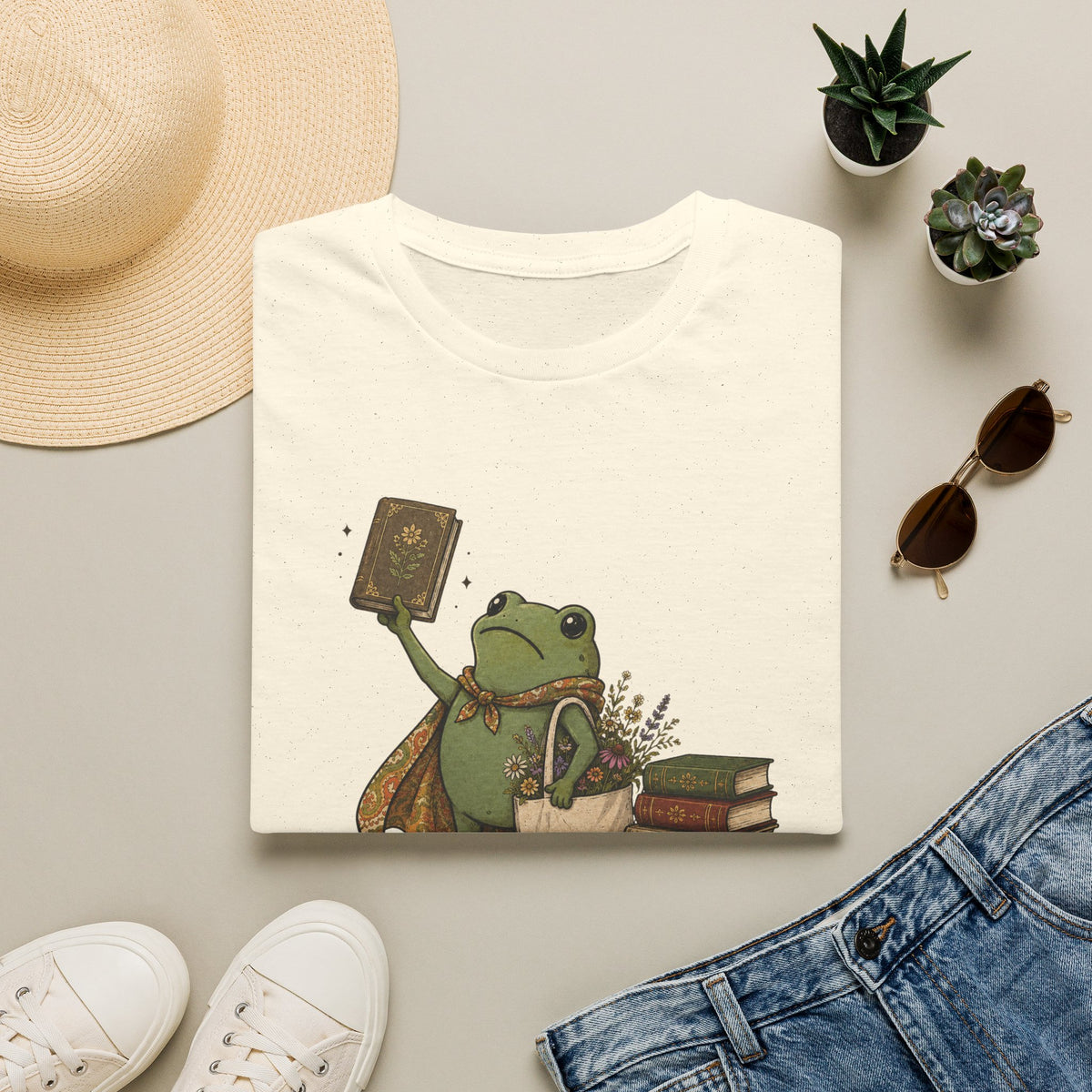 We Read Til Dawn Frog T-Shirt
