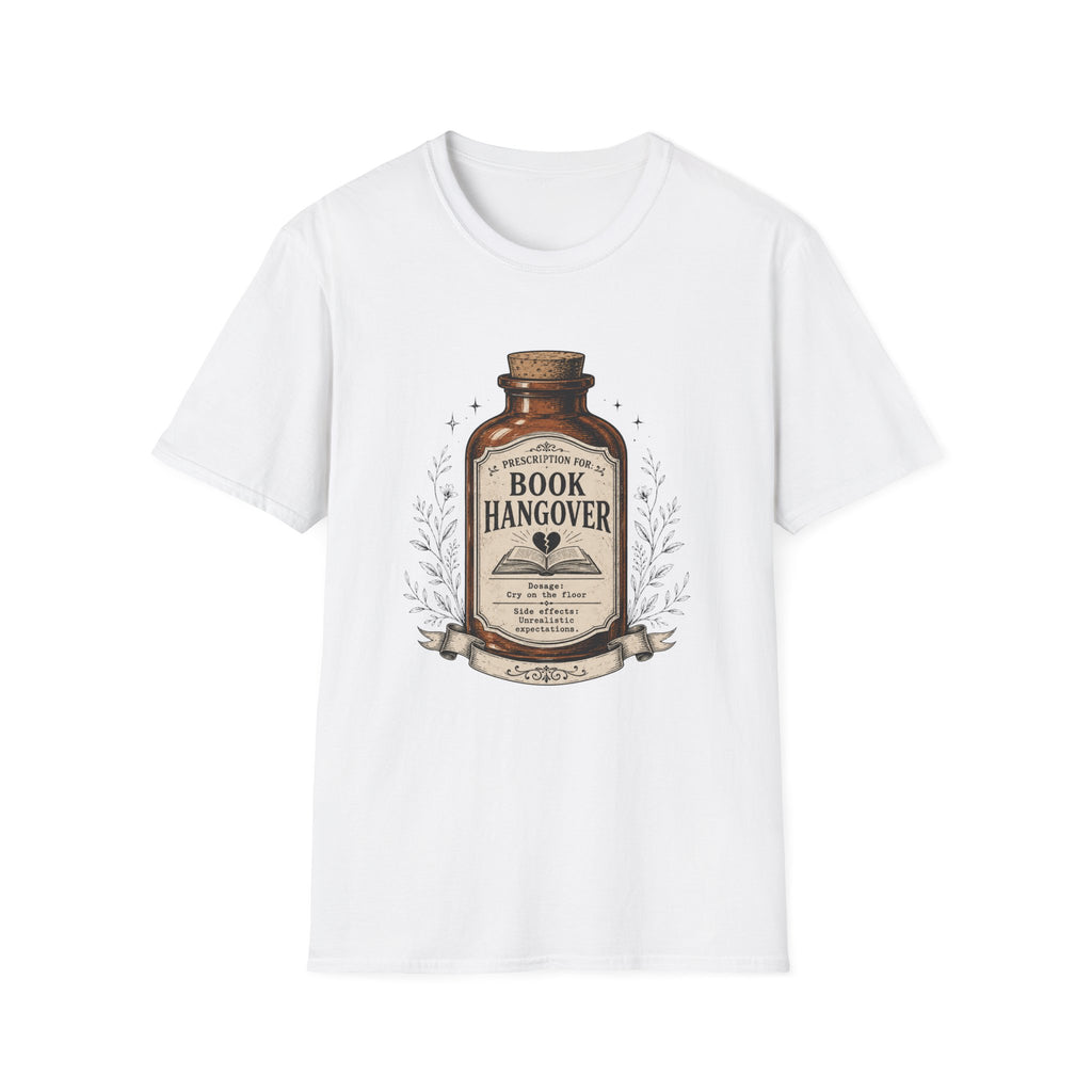 Book Hangover Medicine Bottle T-Shirt