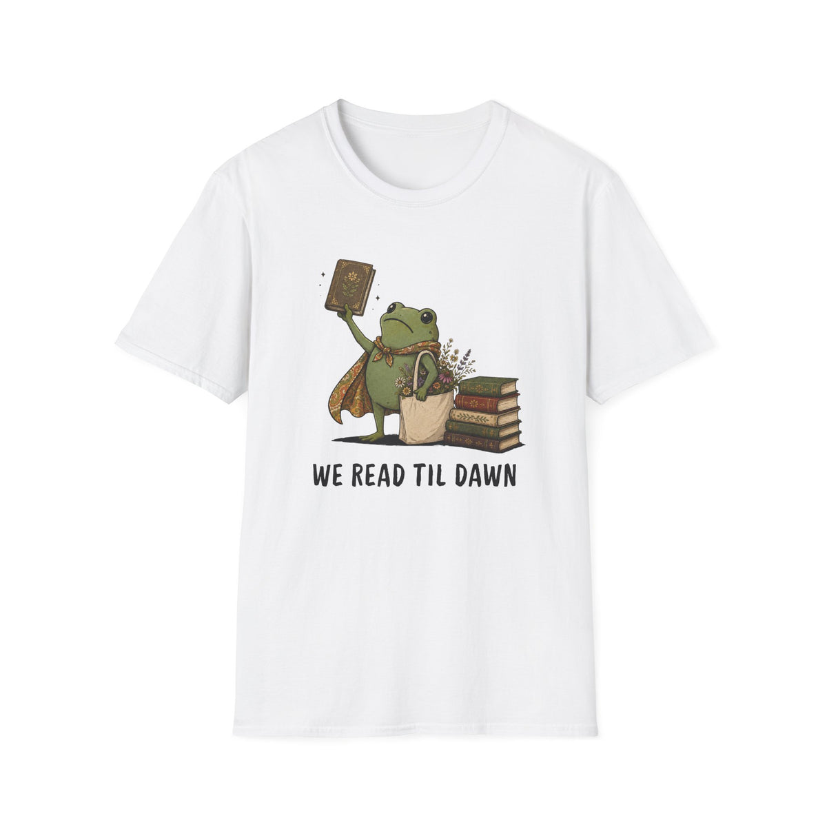 We Read Til Dawn Frog T-Shirt