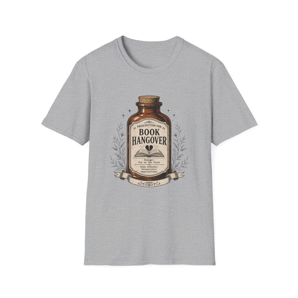 Book Hangover Medicine Bottle T-Shirt