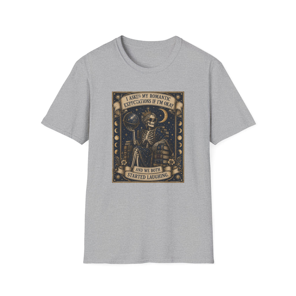 Asked My Romantic Expectations Tarot Card T-Shirt