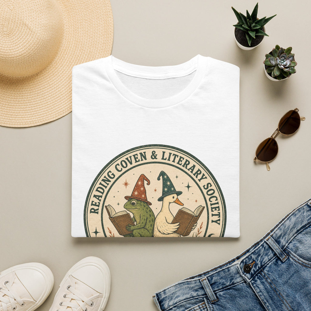 Reading Coven Frog and Goose T-Shirt