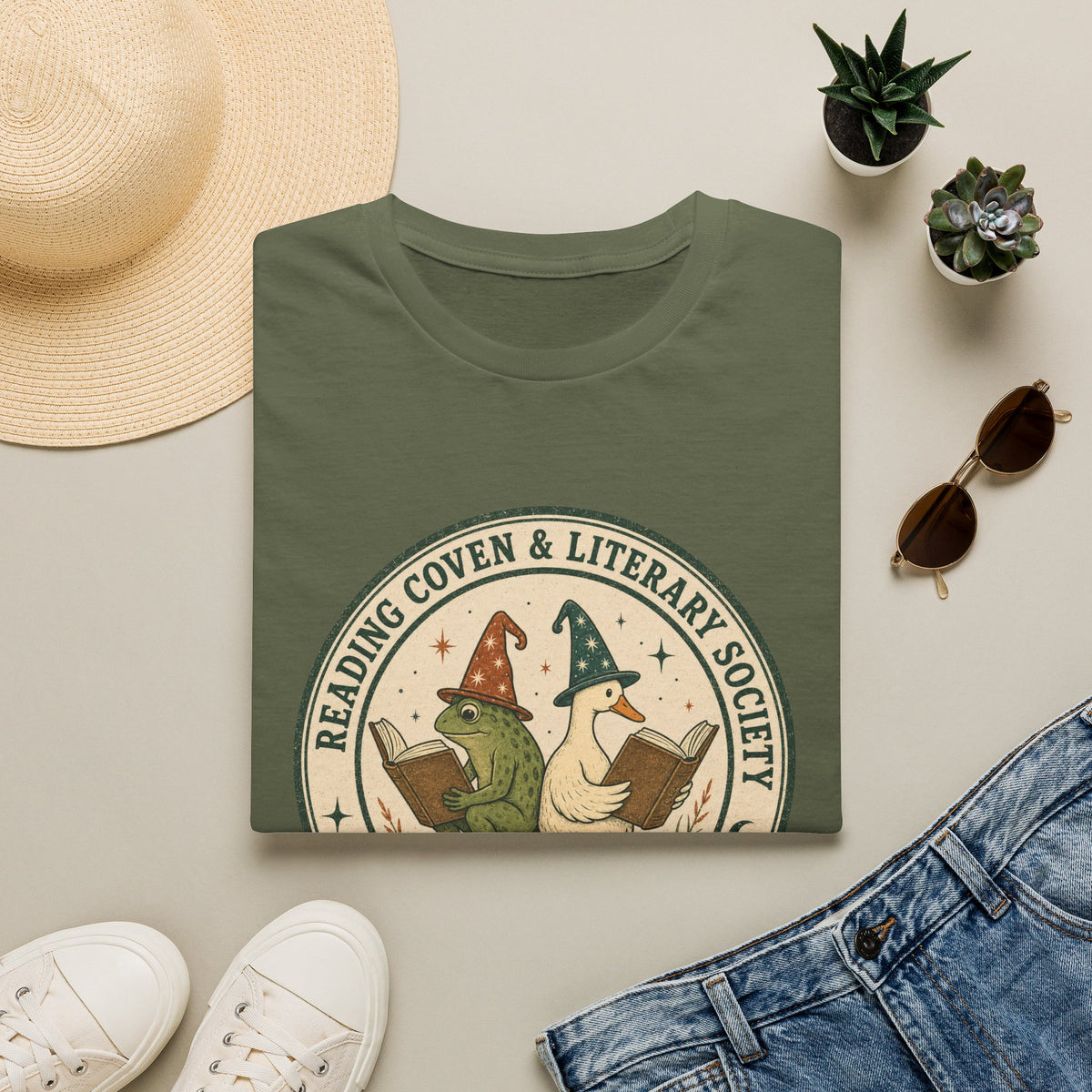 Reading Coven Frog and Goose T-Shirt