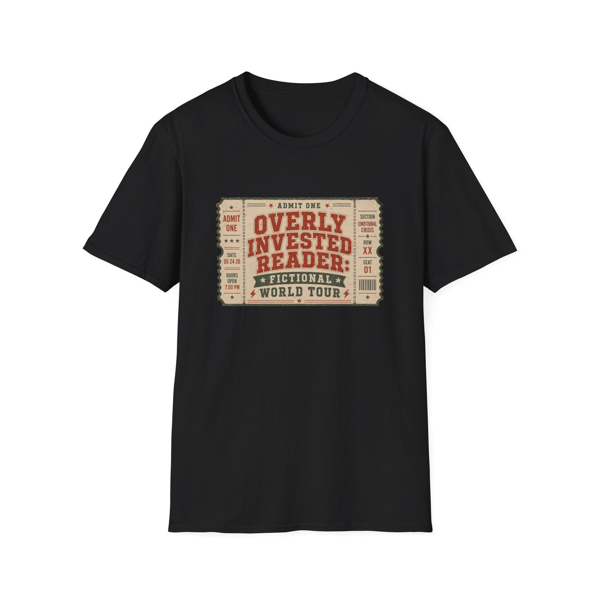World Ticket Design T-Shirt