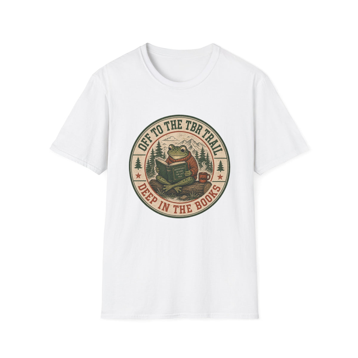 Off To The TBR Trail Frog T-Shirt
