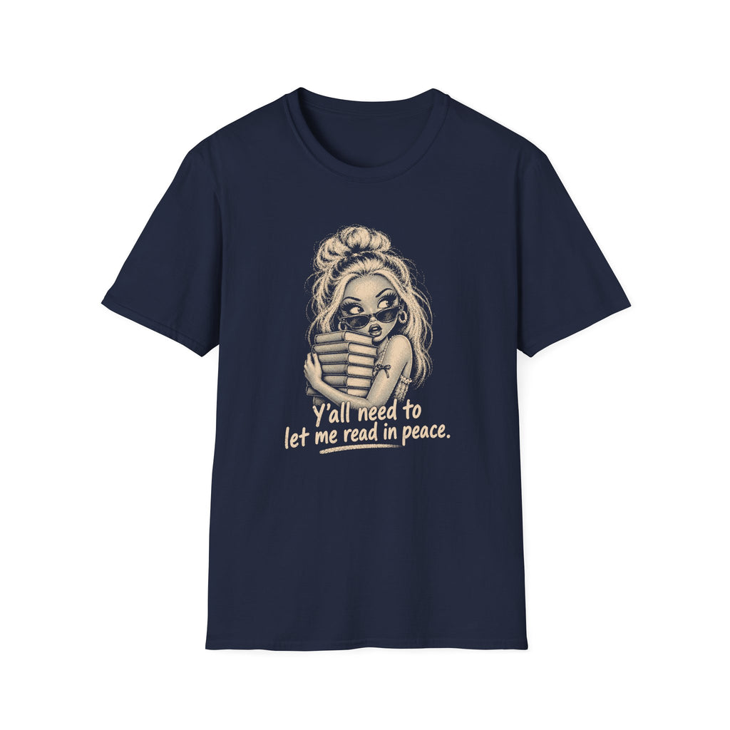 Let Me Read in Peace Doll T-Shirt