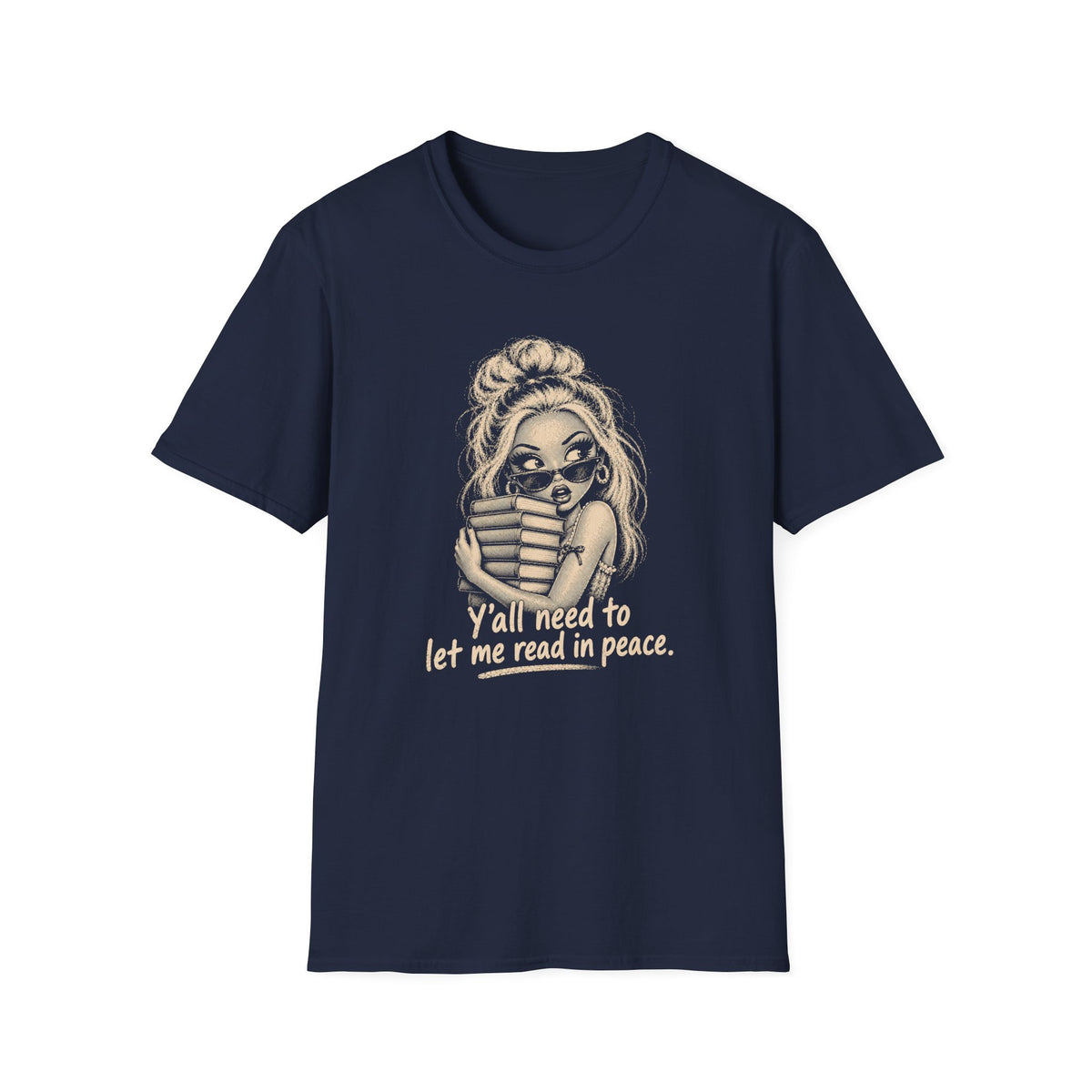 Let Me Read in Peace Doll T-Shirt