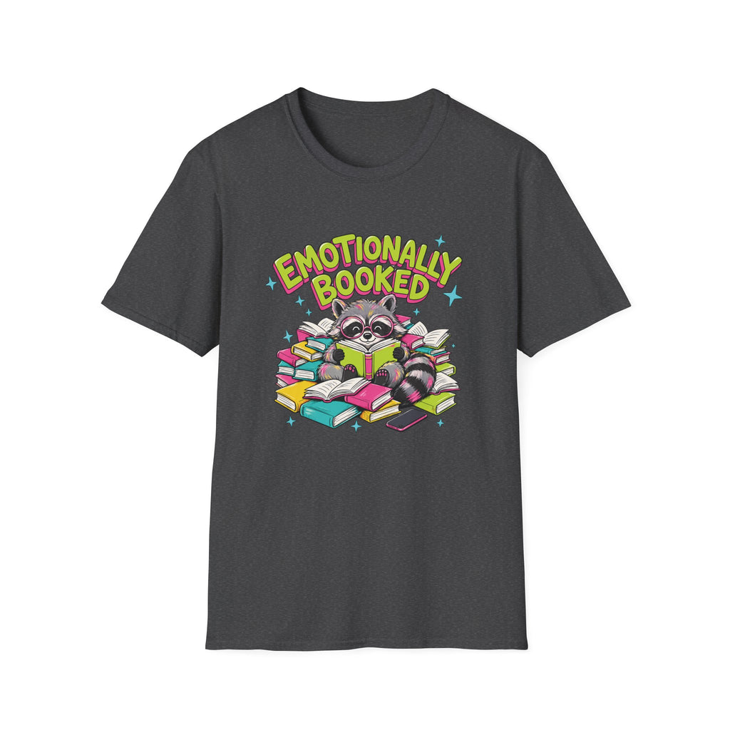 Emotionally Booked Raccoon T-Shirt