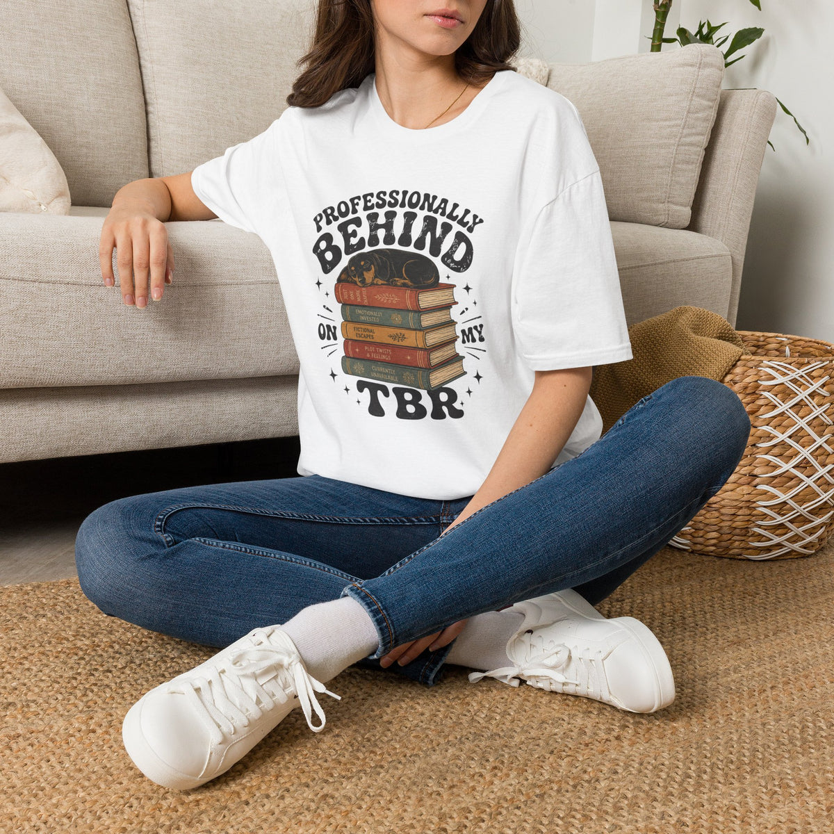 Professionally Behind On My TBR T-Shirt