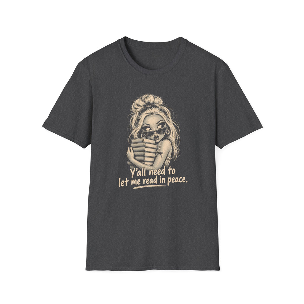 Let Me Read in Peace Doll T-Shirt