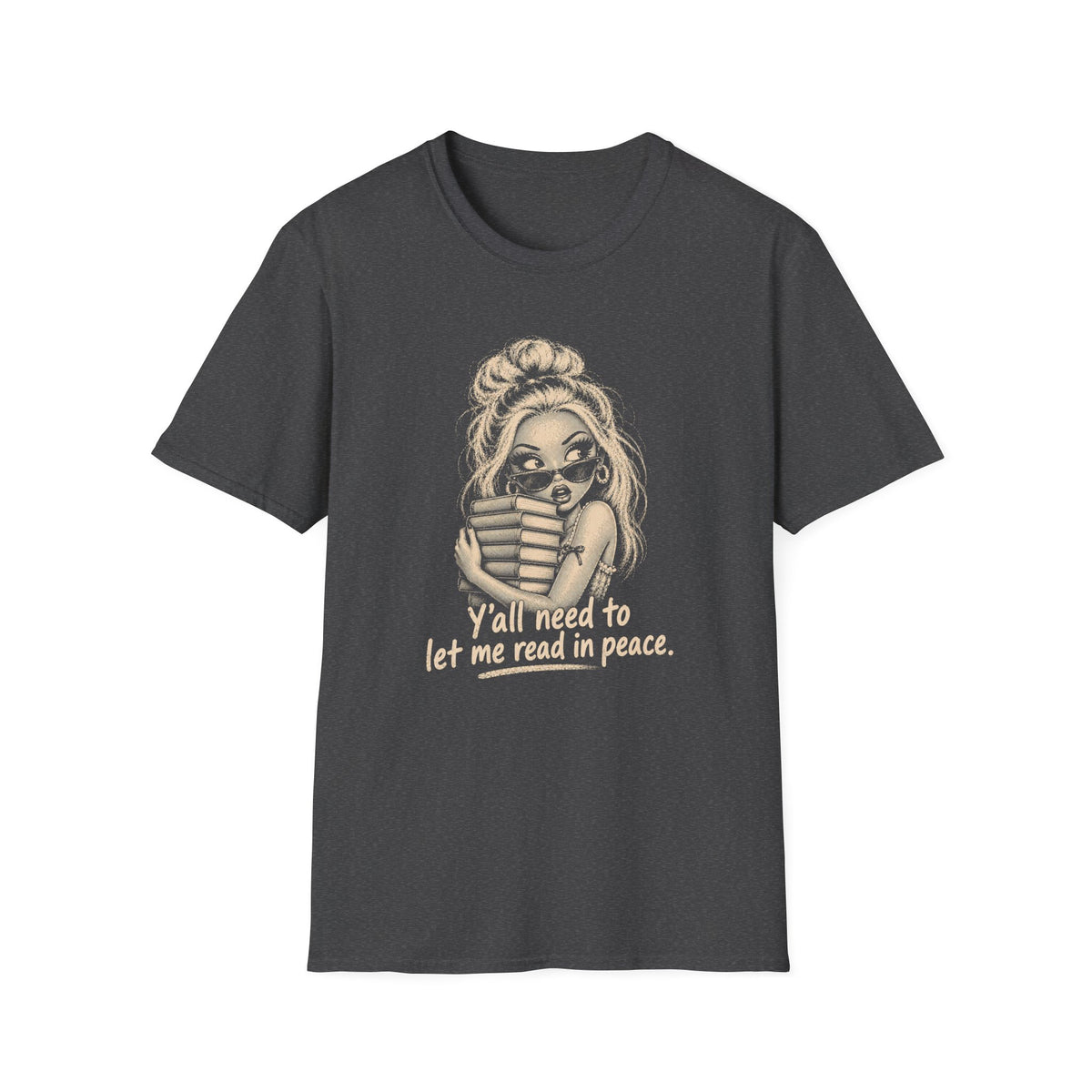 Let Me Read in Peace Doll T-Shirt