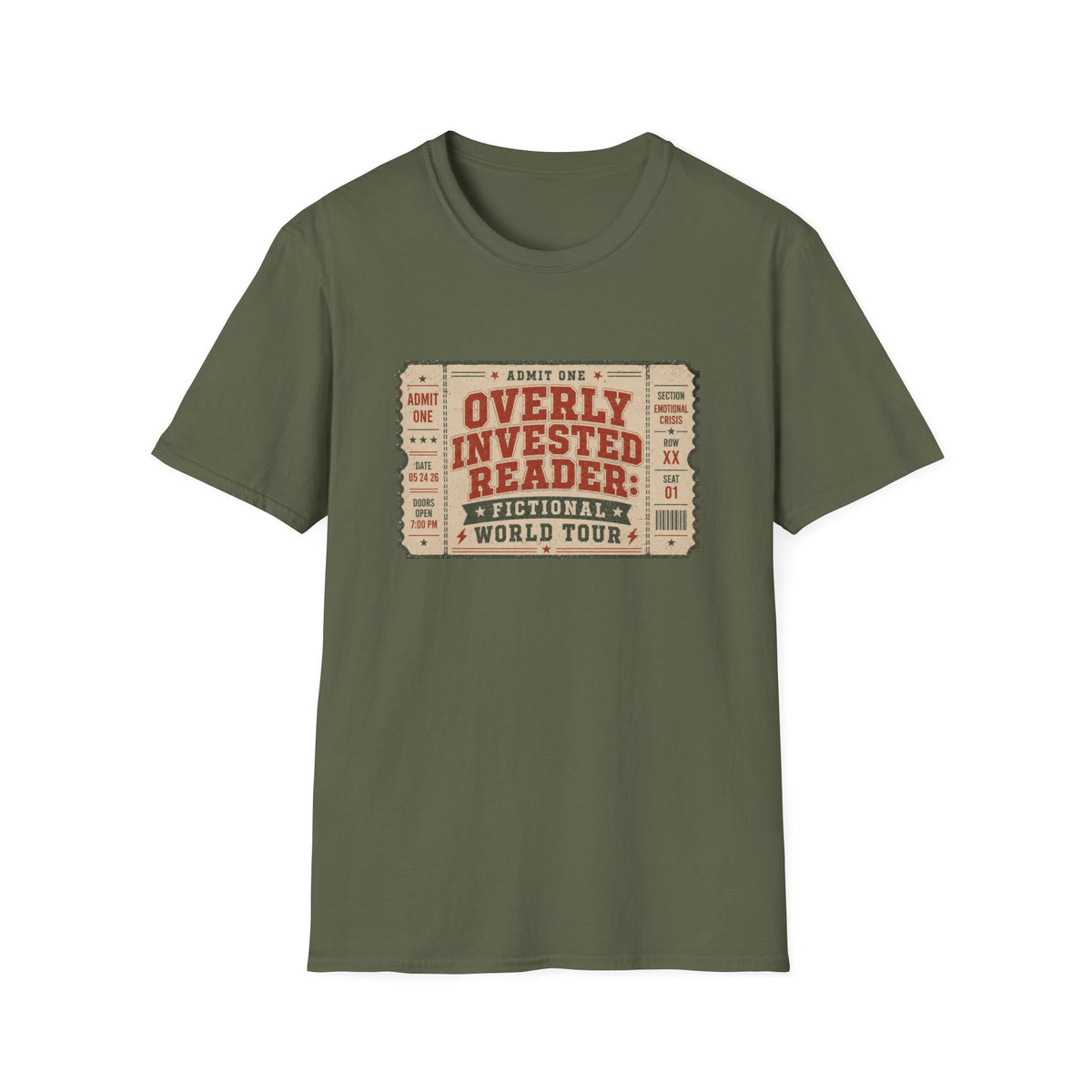 World Ticket Design T-Shirt