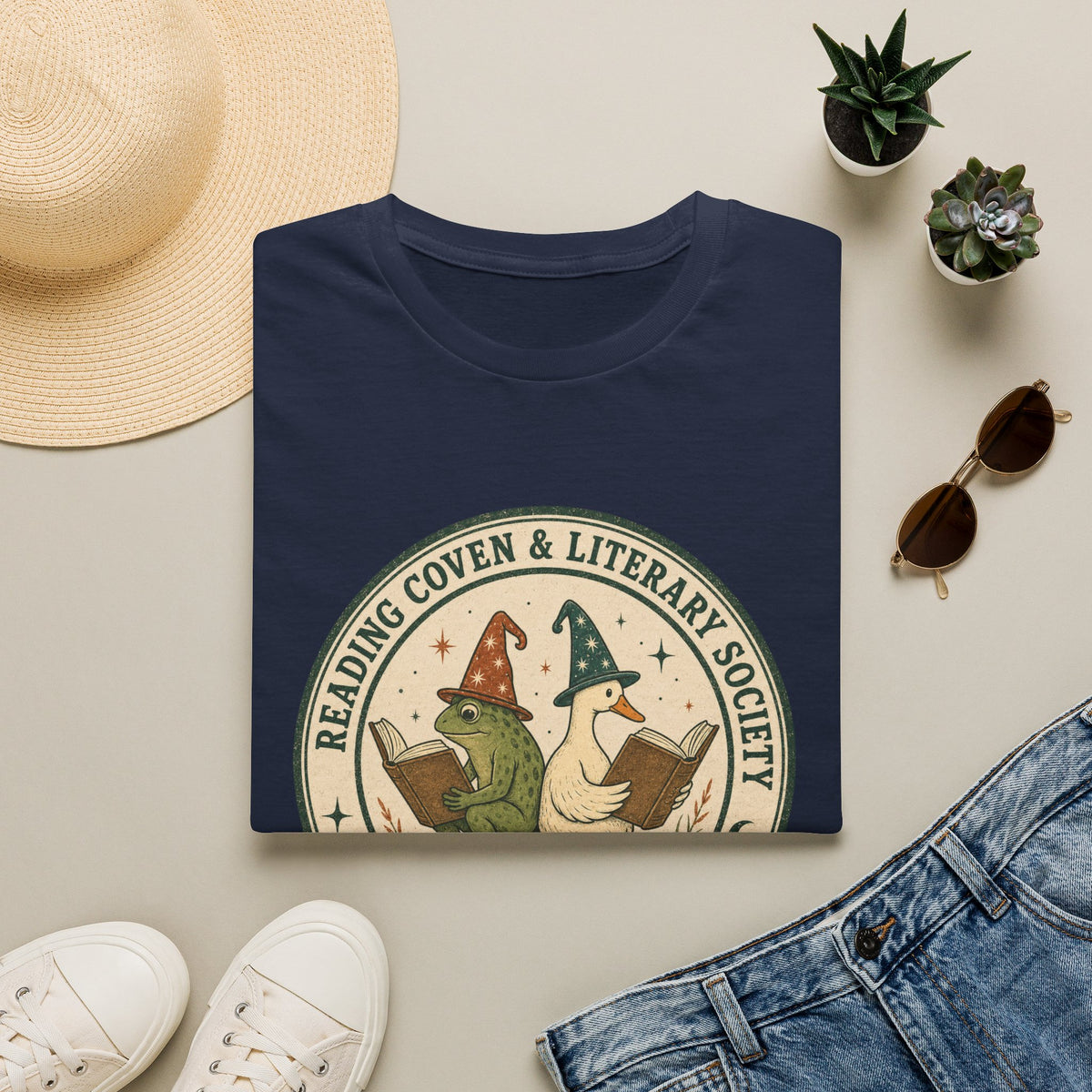 Reading Coven Frog and Goose T-Shirt