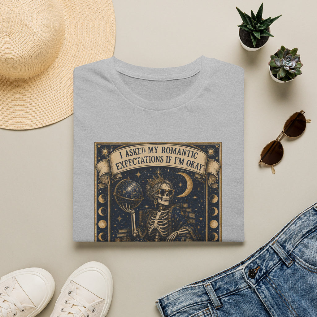 Asked My Romantic Expectations Tarot Card T-Shirt