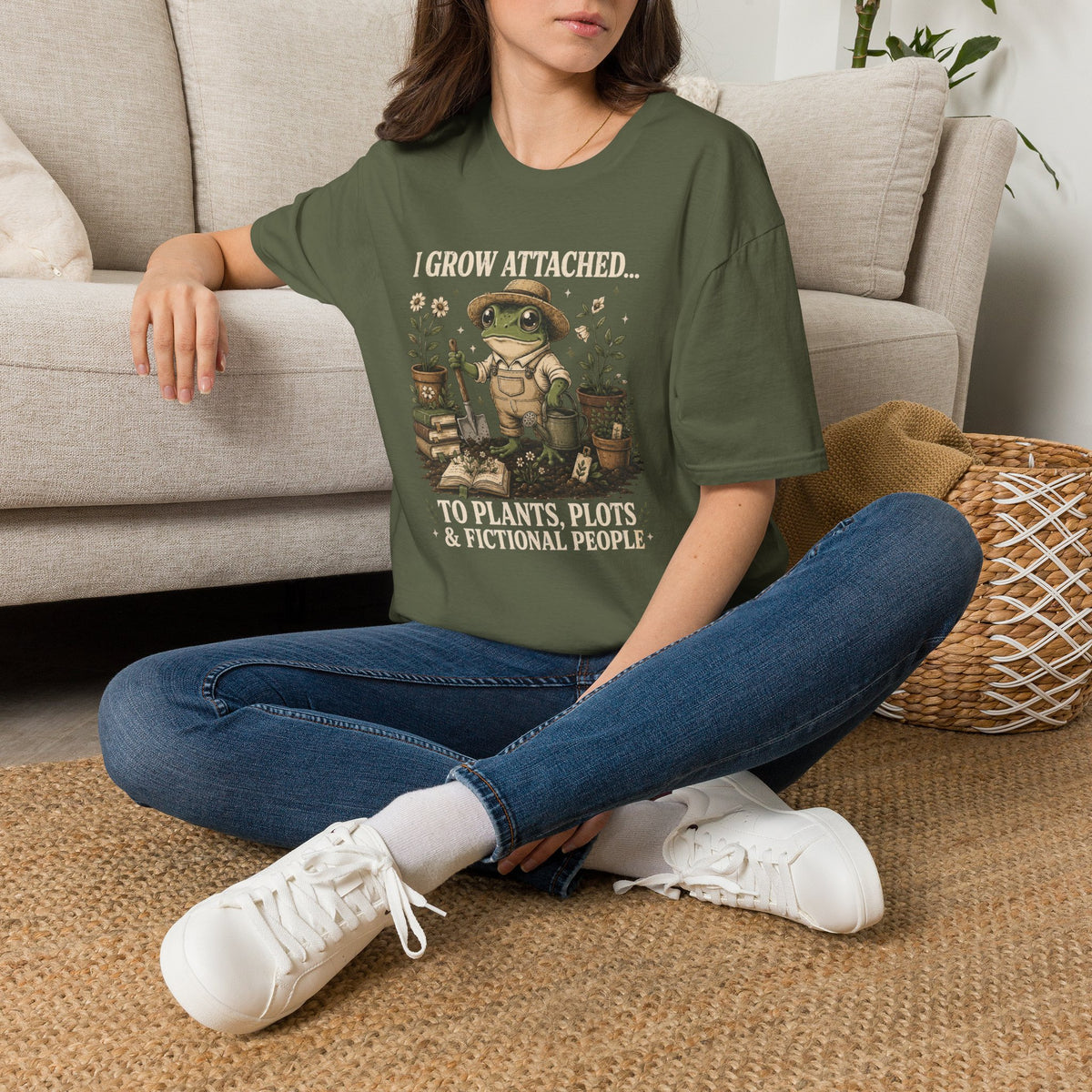 I Grow Attached to Plants Plots Fictional PPL T-Shirt