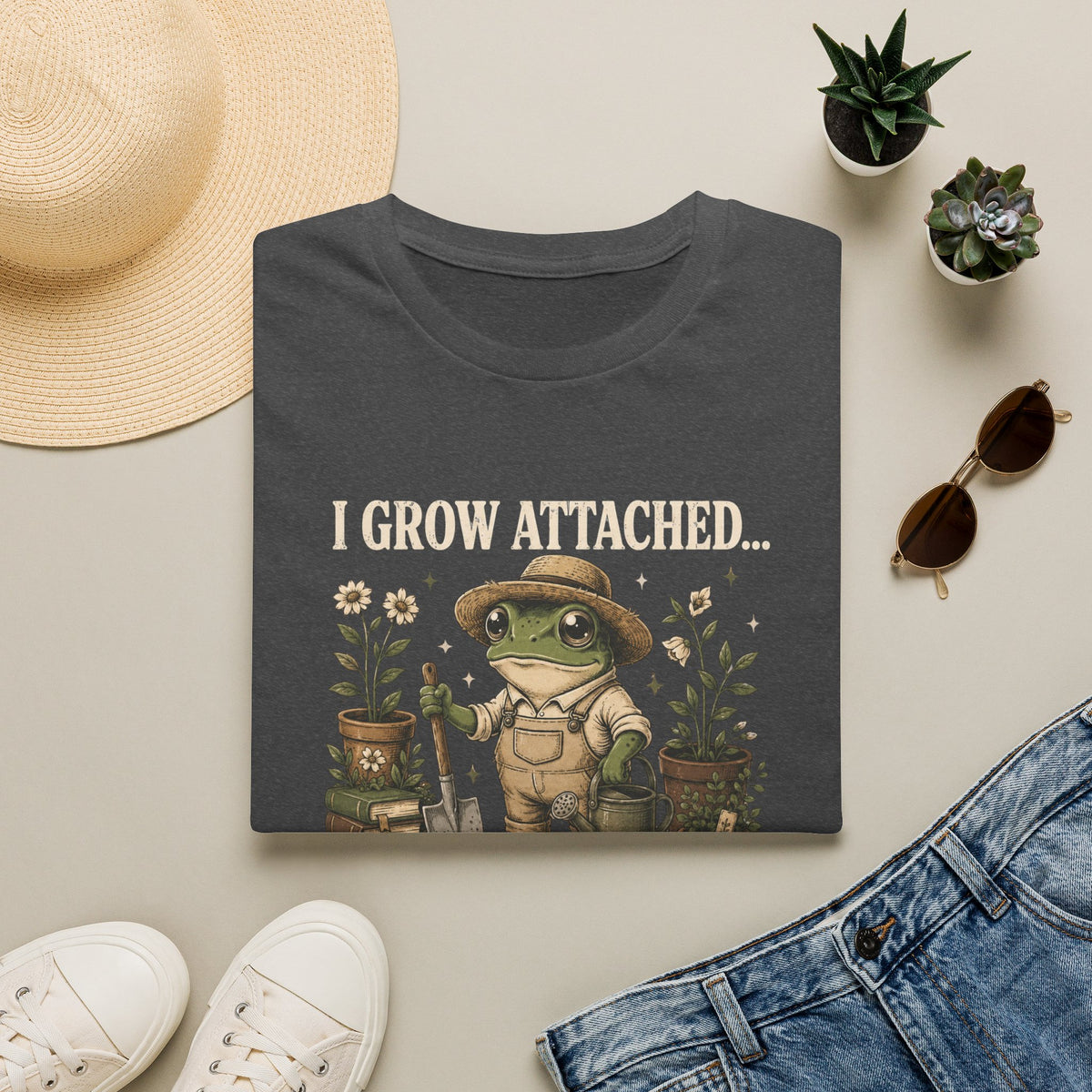 I Grow Attached to Plants Plots Fictional PPL T-Shirt