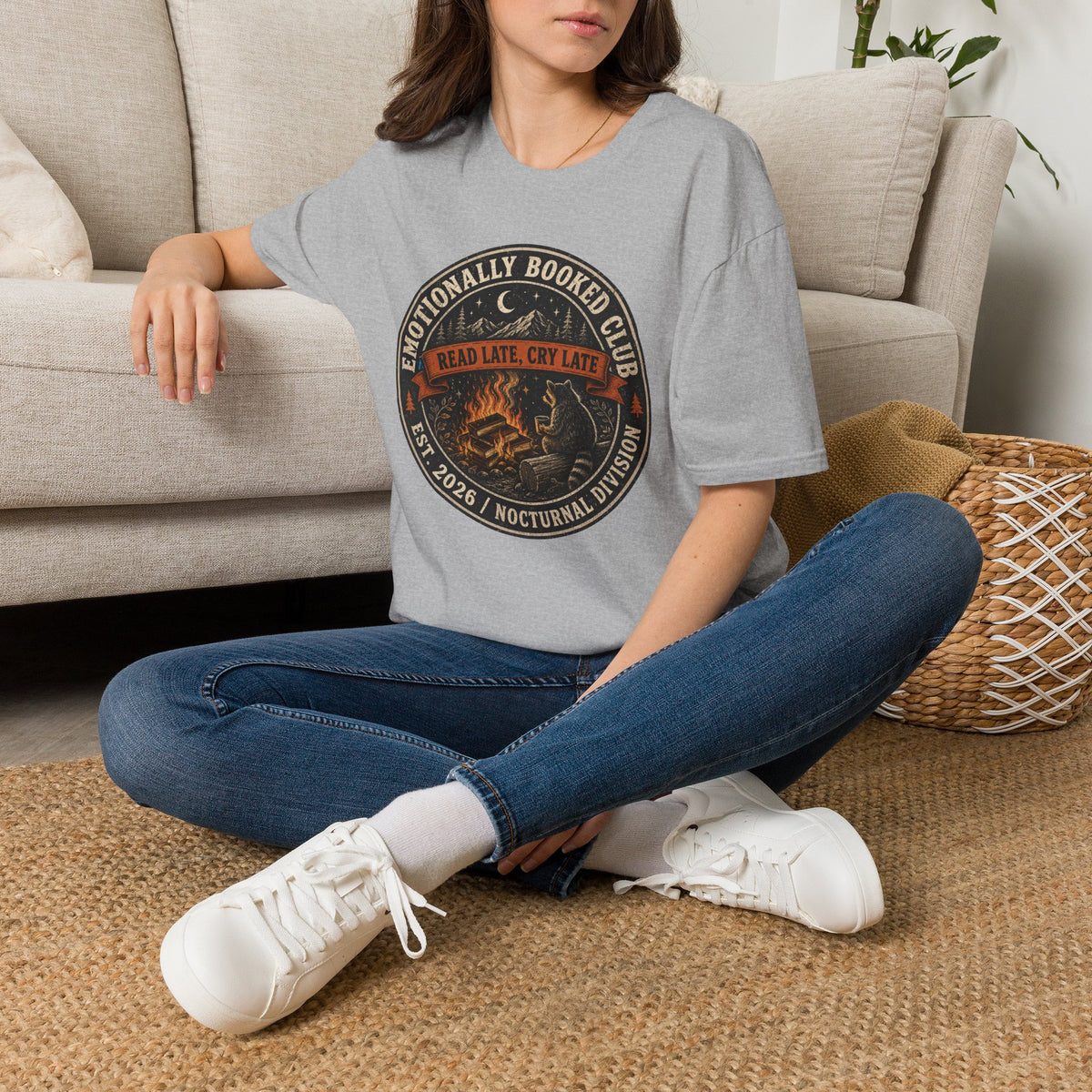 Emotionally Booked Circle T-Shirt