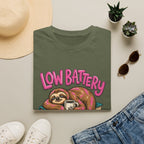 Low Battery Sloth T-Shirt
