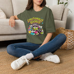 Emotionally Booked Raccoon T-Shirt