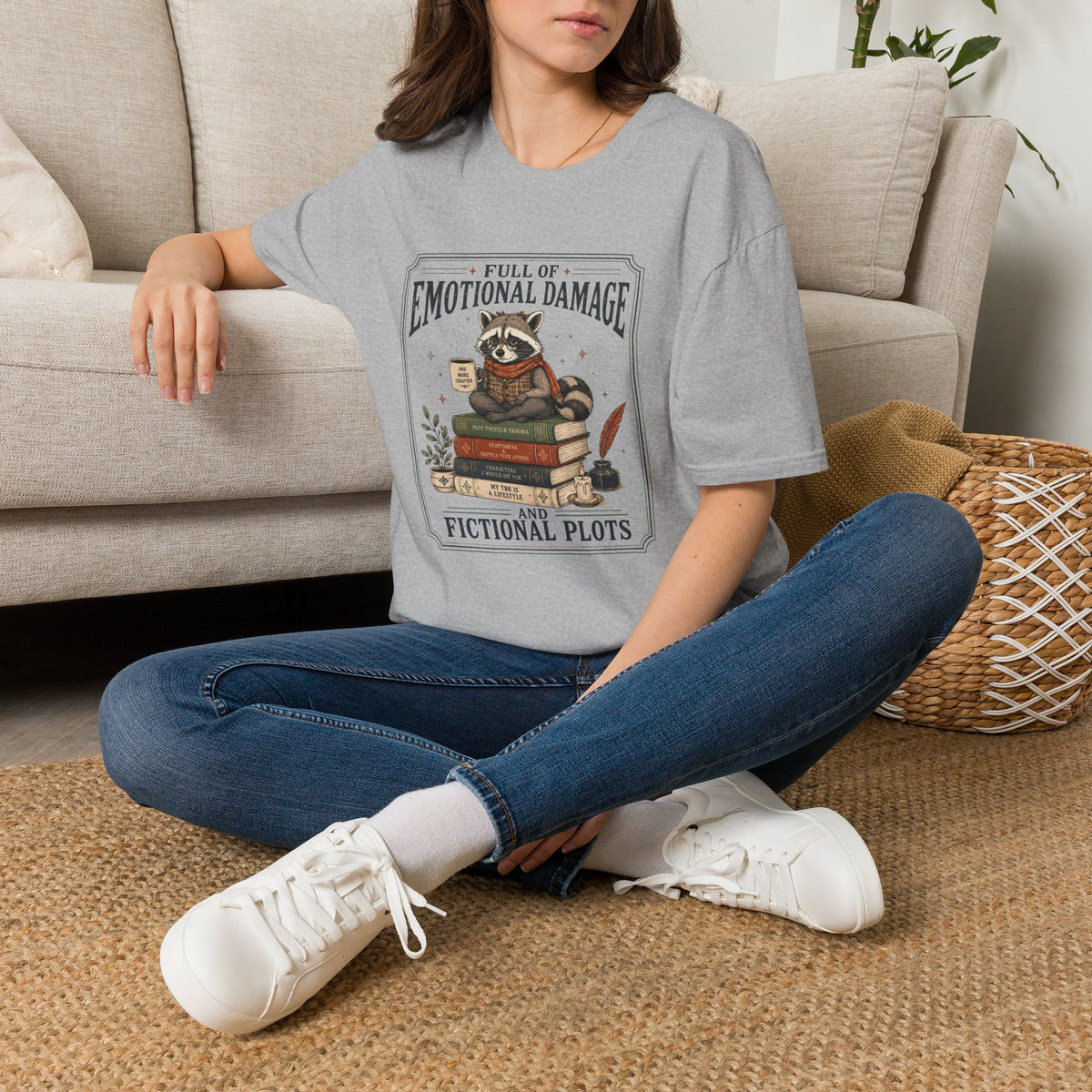 Full Of Emotional Damage Raccoon T-Shirt