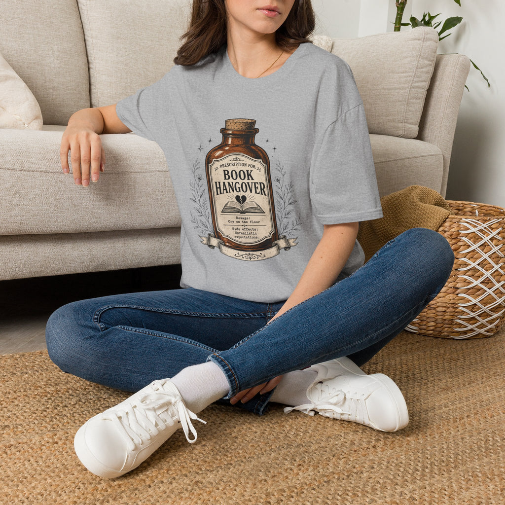 Book Hangover Medicine Bottle T-Shirt
