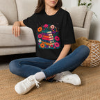 Boho Floral Book Stack T-Shirt