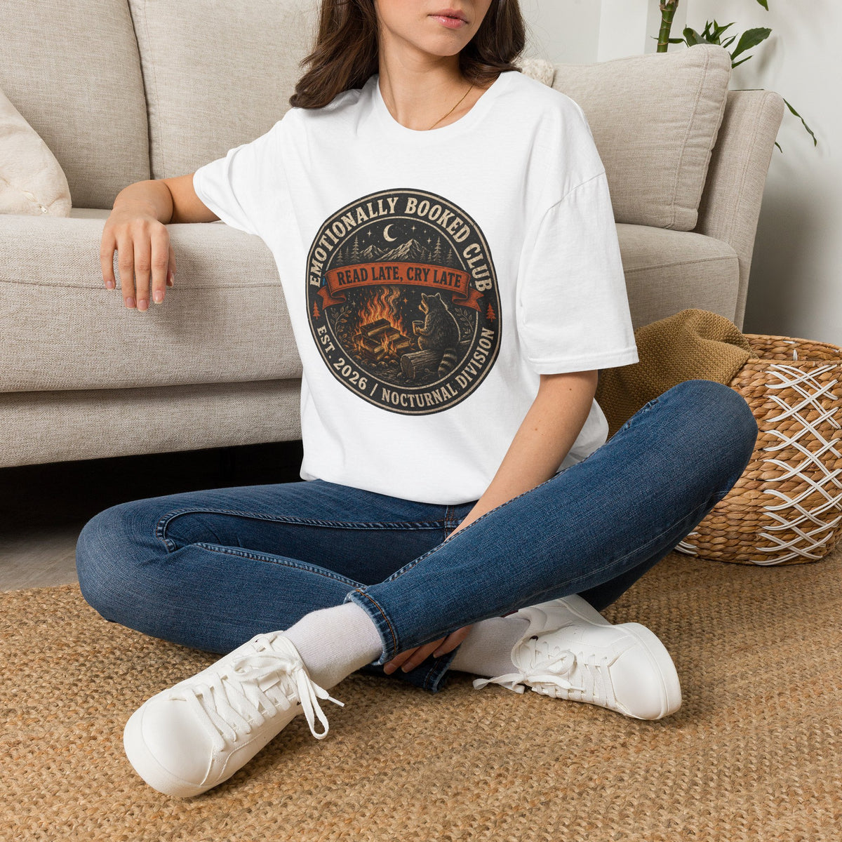 Emotionally Booked Circle T-Shirt