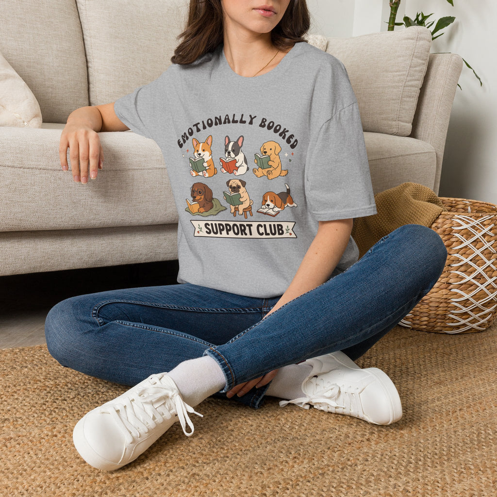 Emotionally Booked Support Club Dogs T-Shirt