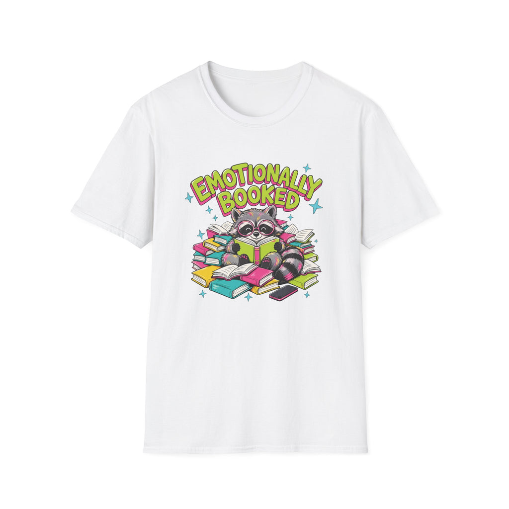 Emotionally Booked Raccoon T-Shirt