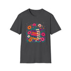 Boho Floral Book Stack T-Shirt