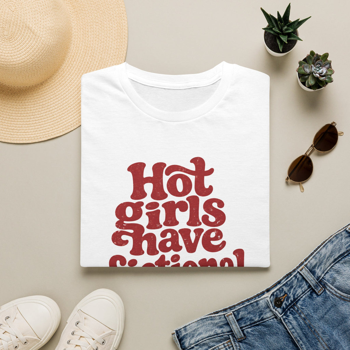 Hot Girls Have Fictional Boyfriends T-Shirt