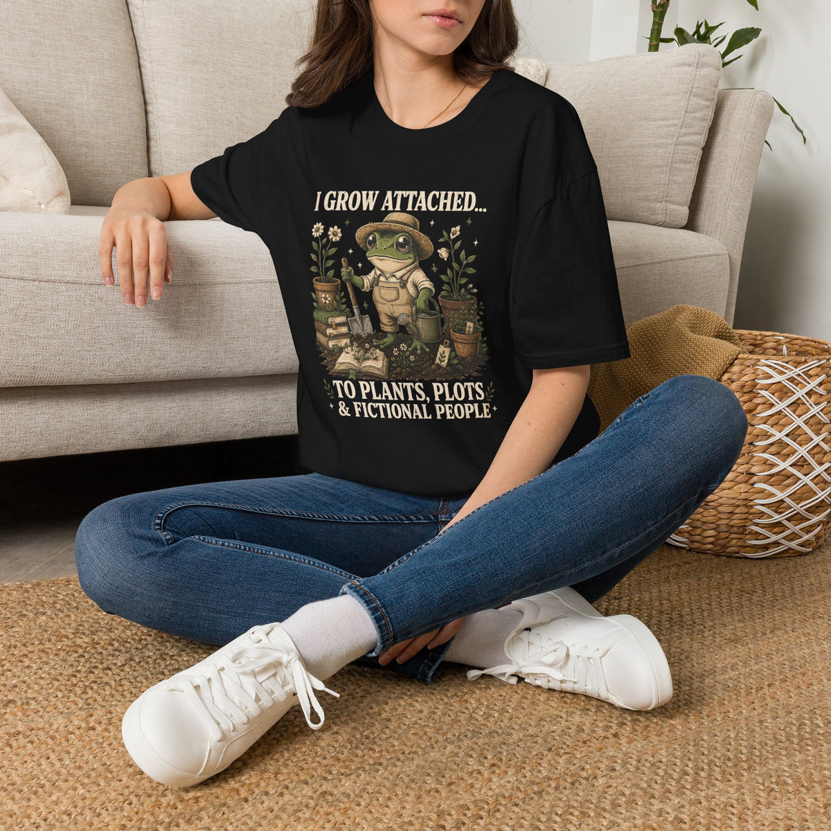 I Grow Attached to Plants Plots Fictional PPL T-Shirt