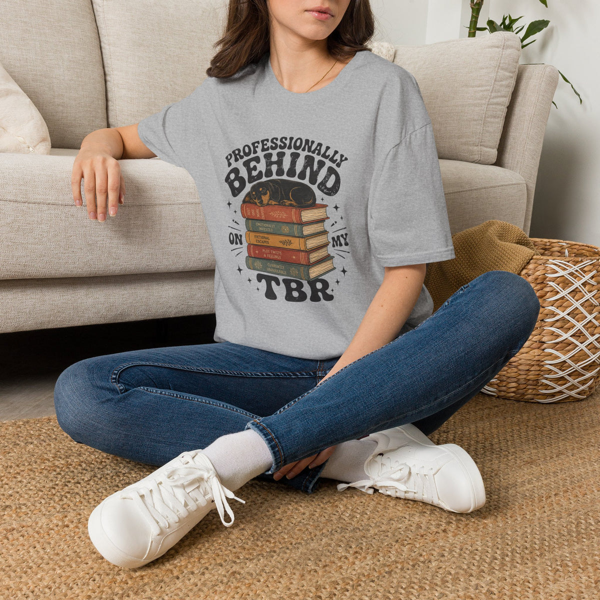 Professionally Behind On My TBR T-Shirt