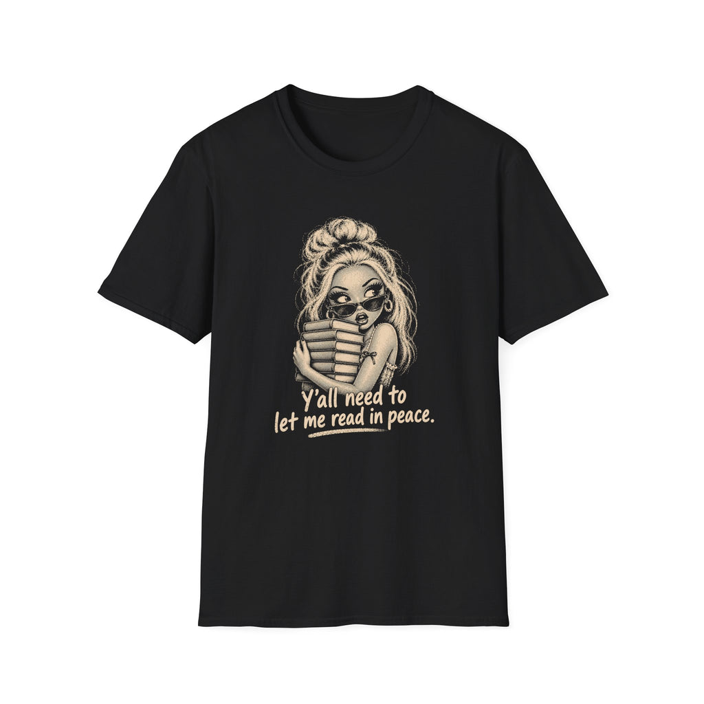 Let Me Read in Peace Doll T-Shirt