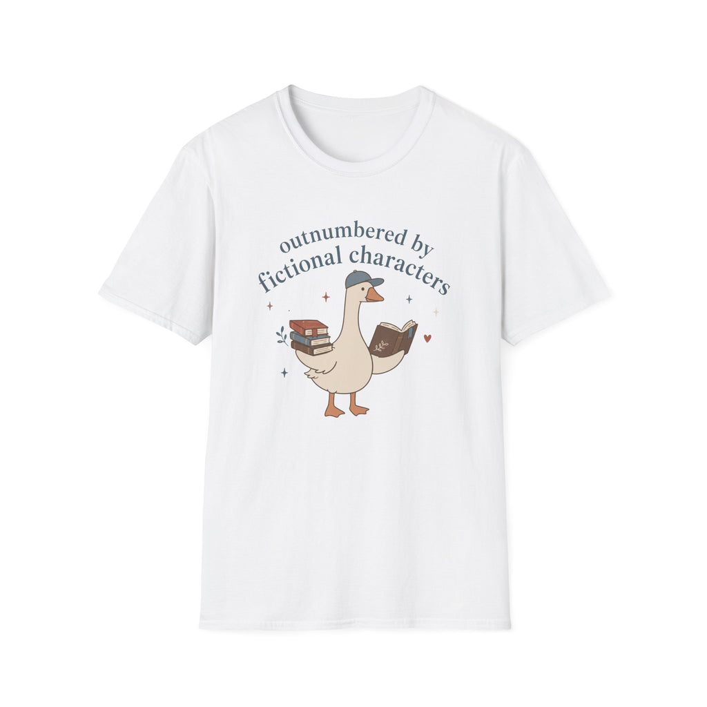Outnumbered By Fictional Characters t-shirt