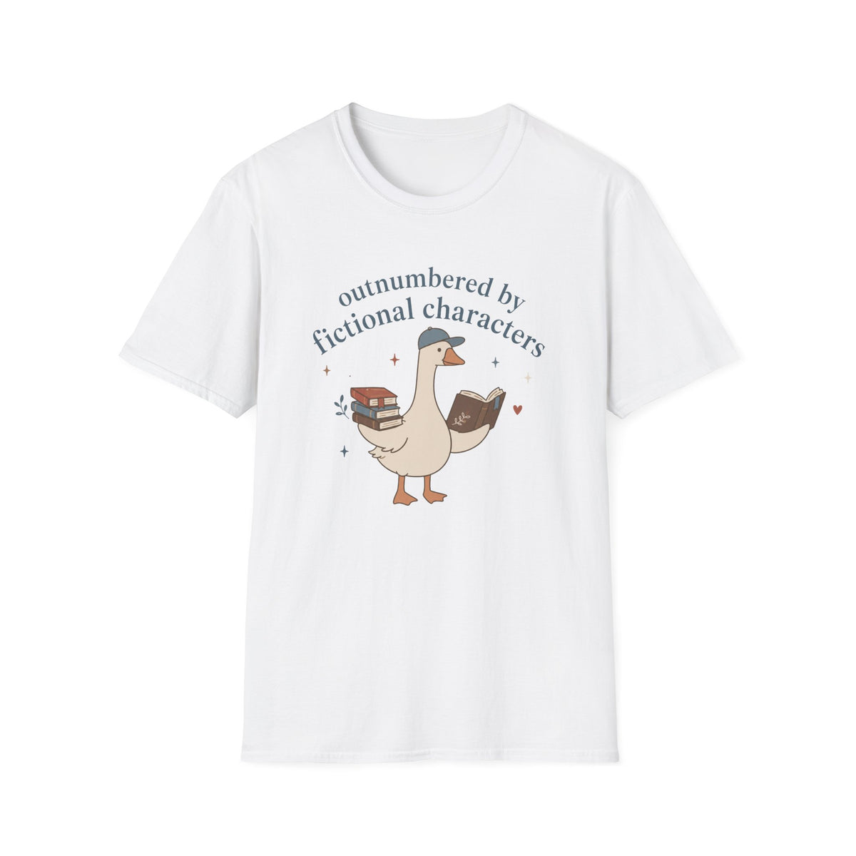 Outnumbered By Fictional Characters t-shirt
