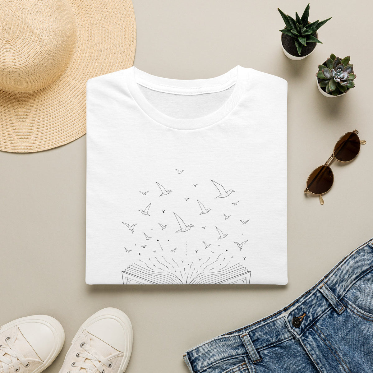 Escape Book Birds T-Shirt