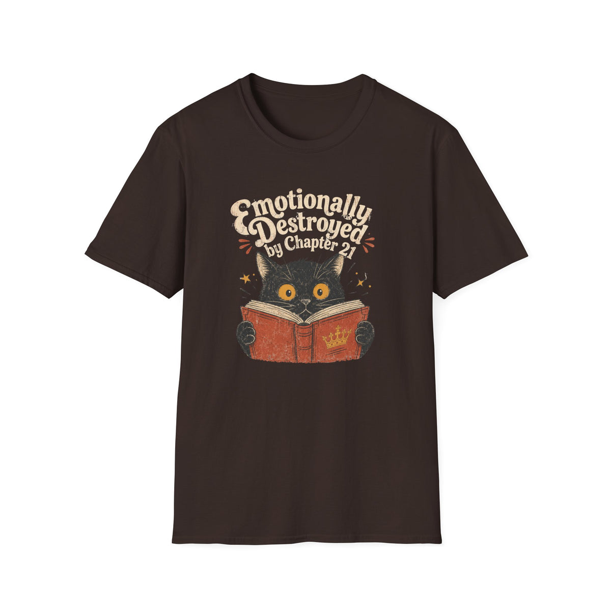Cat Reading Book T-Shirt