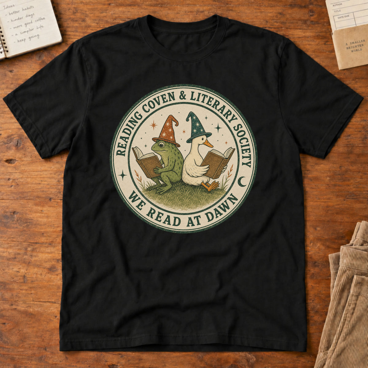 Reading Coven Frog and Goose T-Shirt