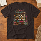 Book Stack Western Print T-Shirt