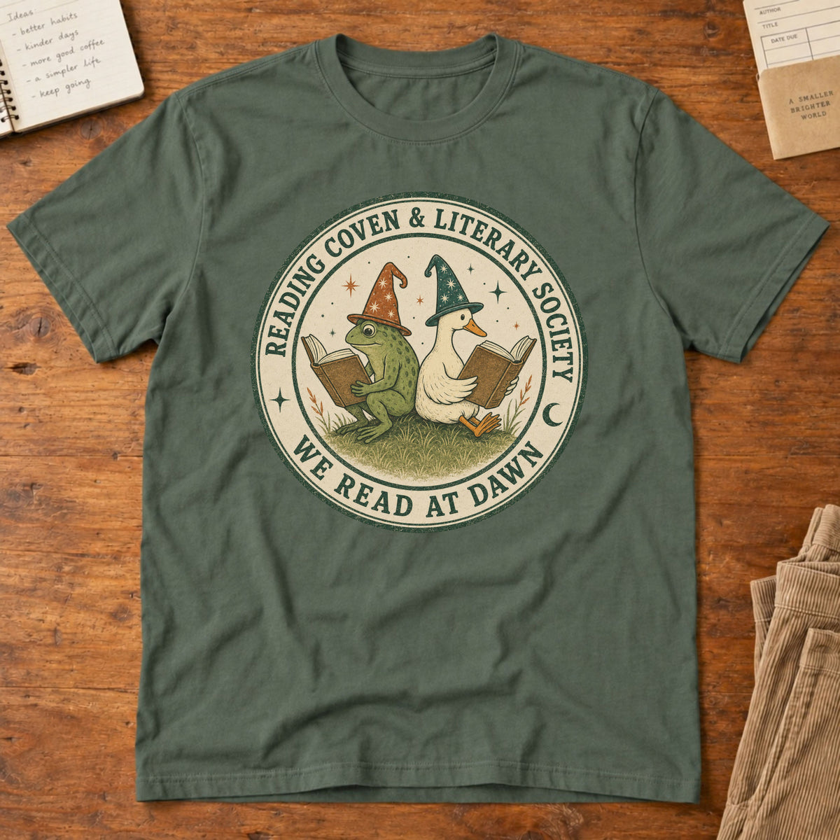 Reading Coven Frog and Goose T-Shirt