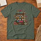 Book Stack Western Print T-Shirt