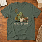 We Read Til Dawn Frog T-Shirt