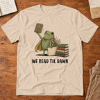 We Read Til Dawn Frog T-Shirt