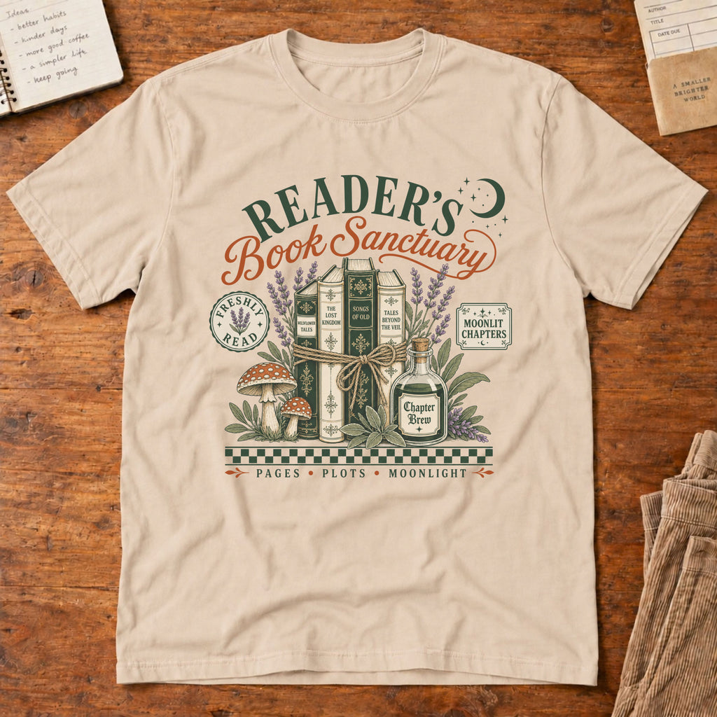 Readers Book Sanctuary T-Shirt
