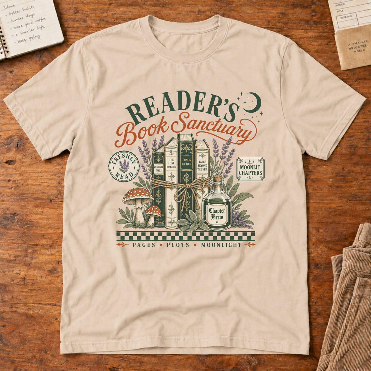Readers Book Sanctuary T-Shirt