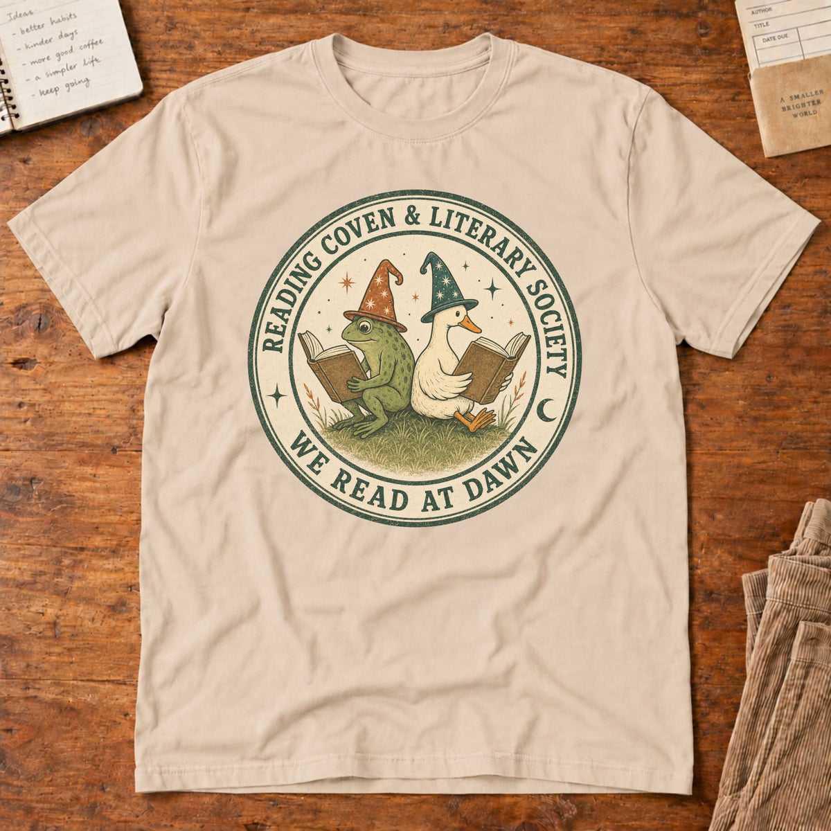 Reading Coven Frog and Goose T-Shirt