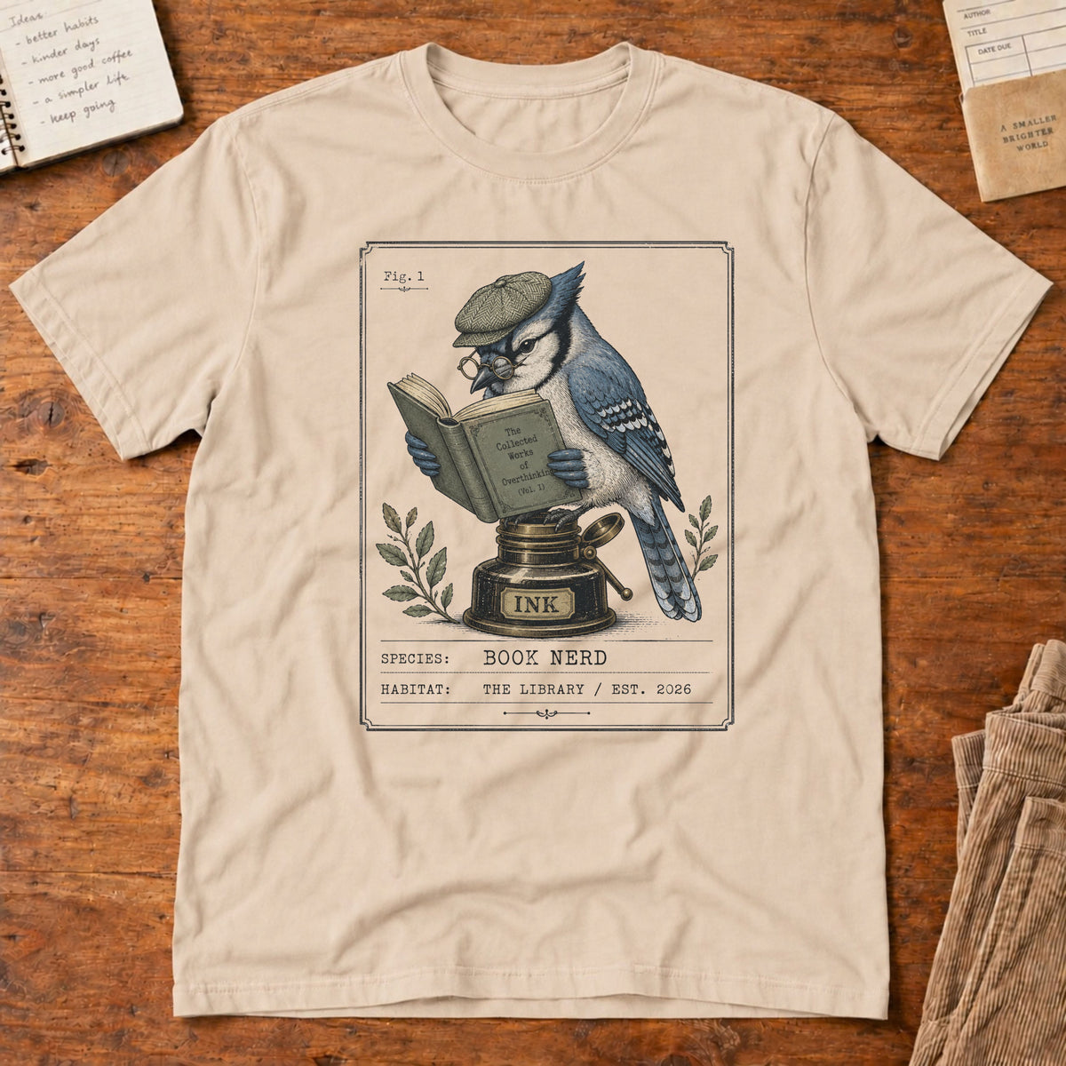 Book Bird Nerd T-Shirt