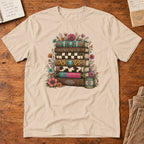 Book Stack Western Print T-Shirt