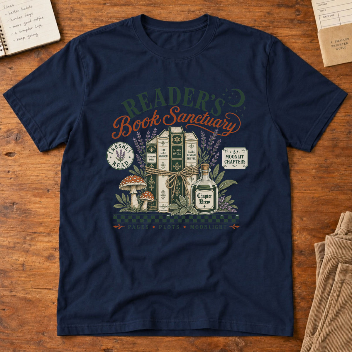 Readers Book Sanctuary T-Shirt